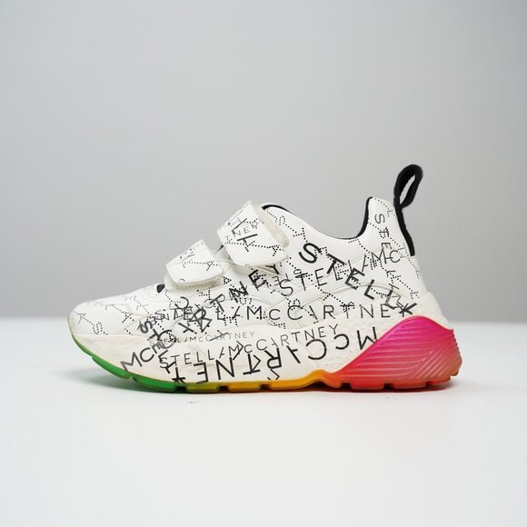 Stella Mccartney Graffiti Rainbow Vegan Leather Sneakers - Picture 4 of 6